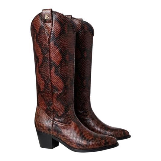 SNAKE BROWN BOOTS