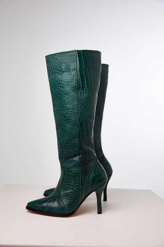 Renata Green Boots