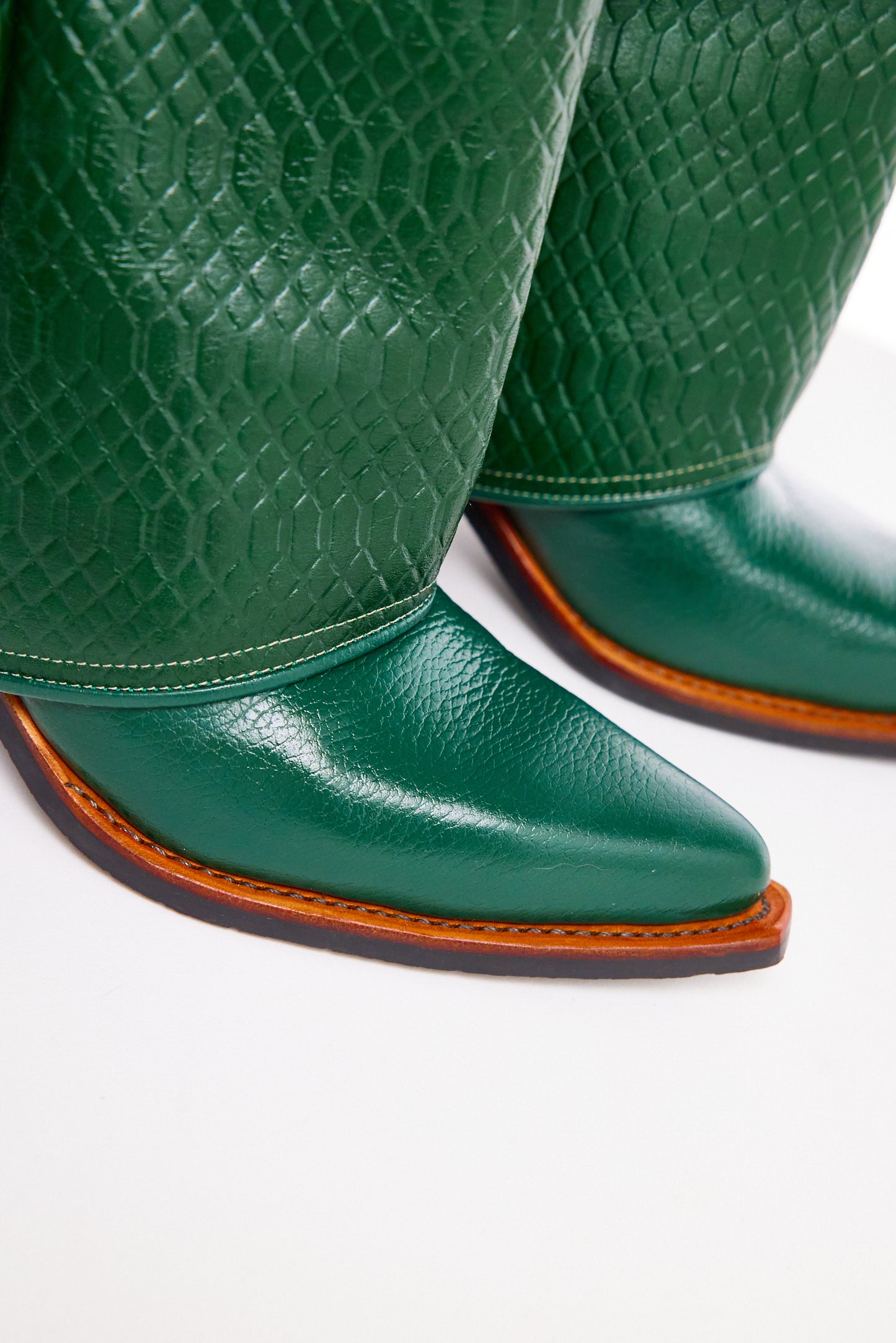 Loza Green Boots