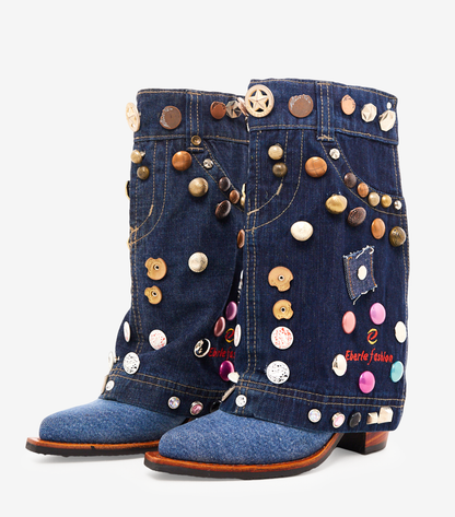 Denim Valentina Boots