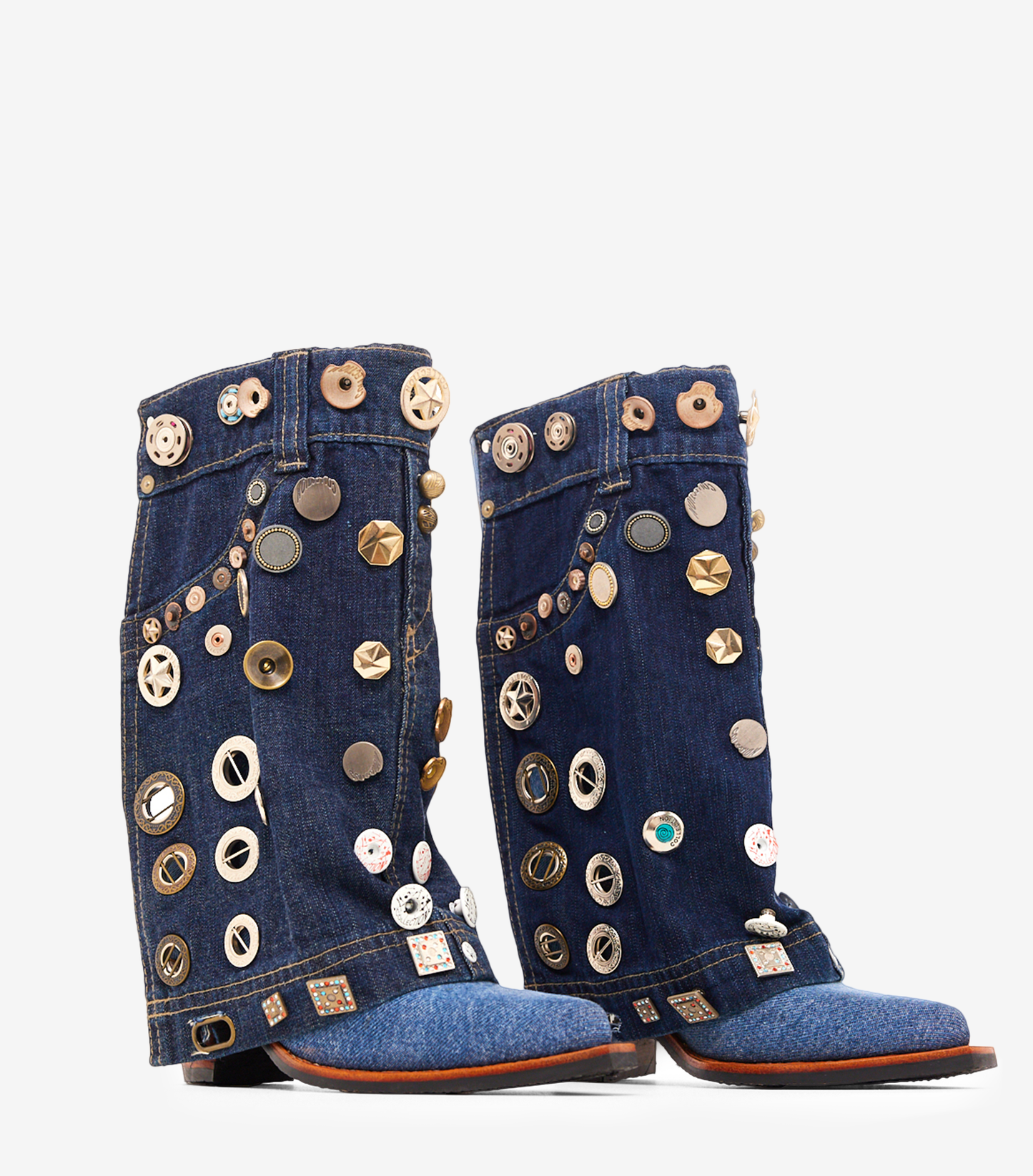 Denim Valentina Boots