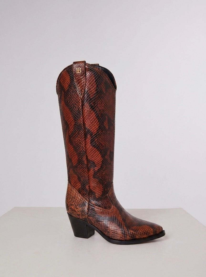 SNAKE BROWN BOOTS
